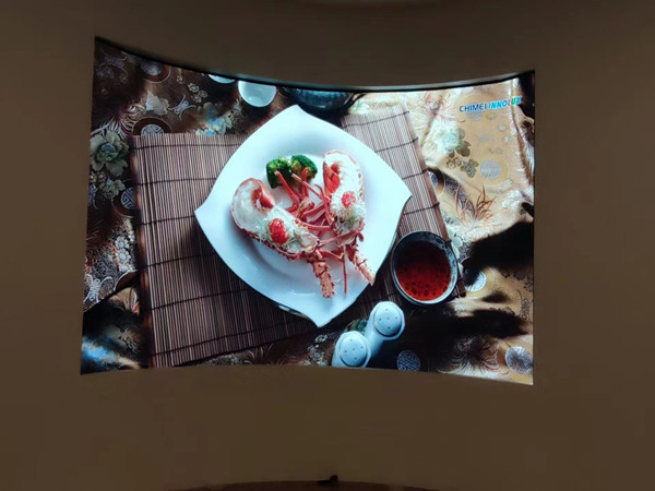措美室内P2.5弧形LED屏